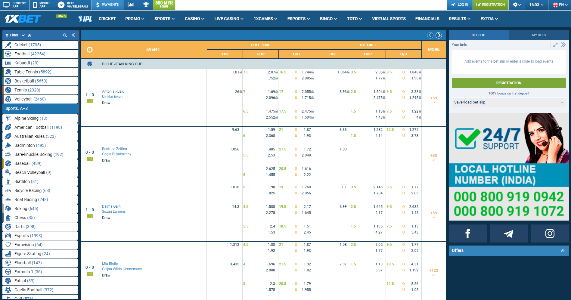 1xbet-Singapore